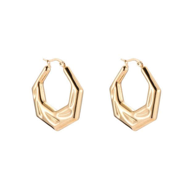 Statement Ohrringe in gold